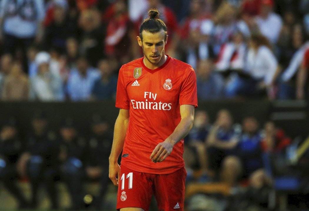 Zklamaný Gareth Bale z Realu Madrid