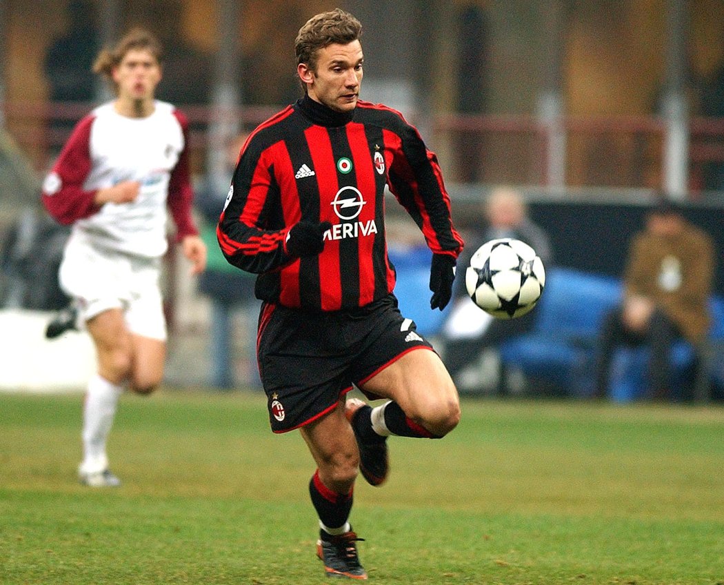 Hvězdný útočník AC Milán Andrej Ševčenko