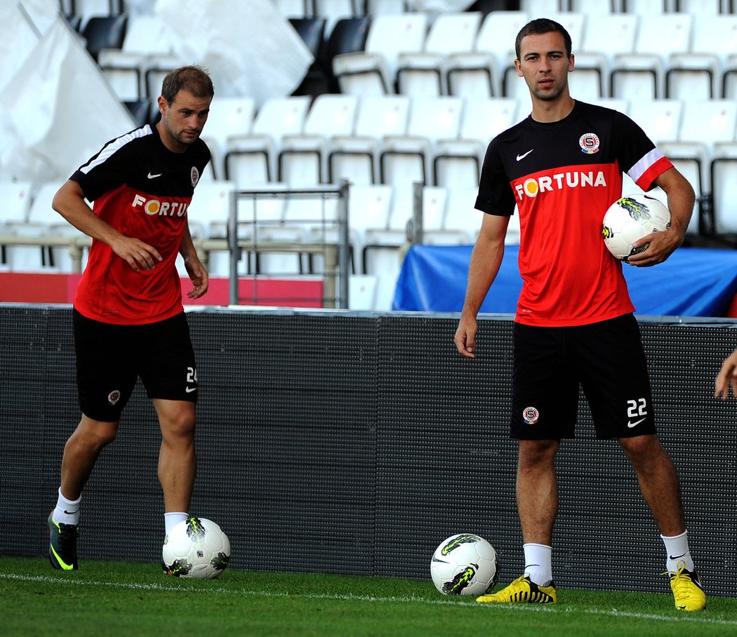 Vidlička a Hušbauer se připravují na vyprodaný stadion.