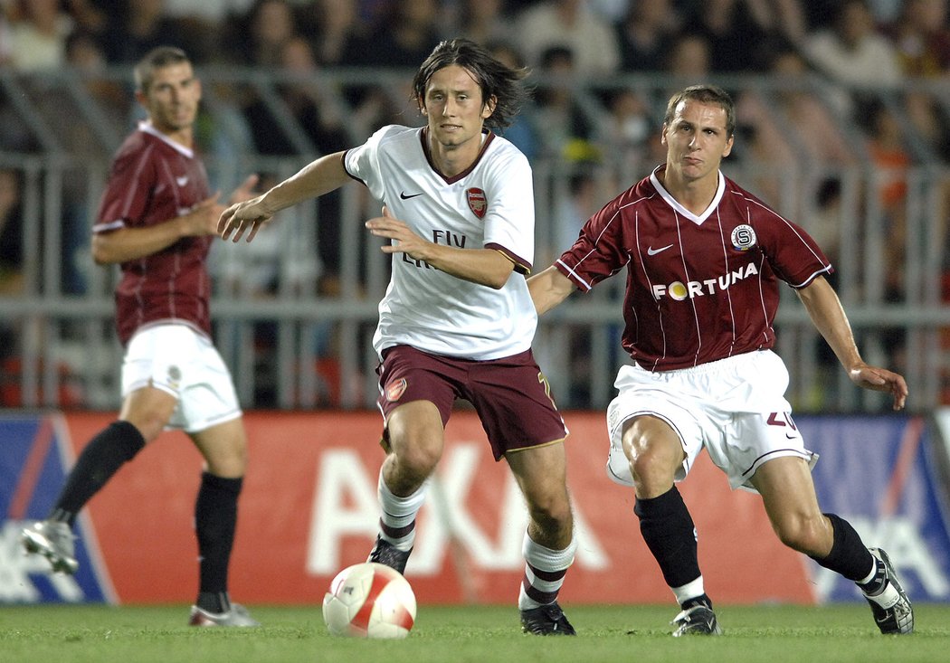 Spartu v roce 2007 vyřadil Arsenal s Tomášem Rosickým