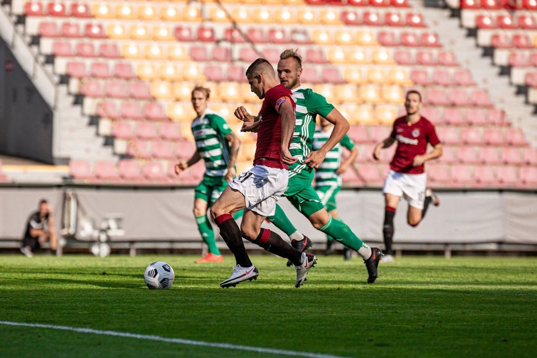 Martin Minčev se poprvé trefil ve sparťanském dresu