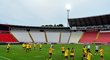 Sparťané už poznali stadion, na kterém budou hrát s CZ Bělehrad