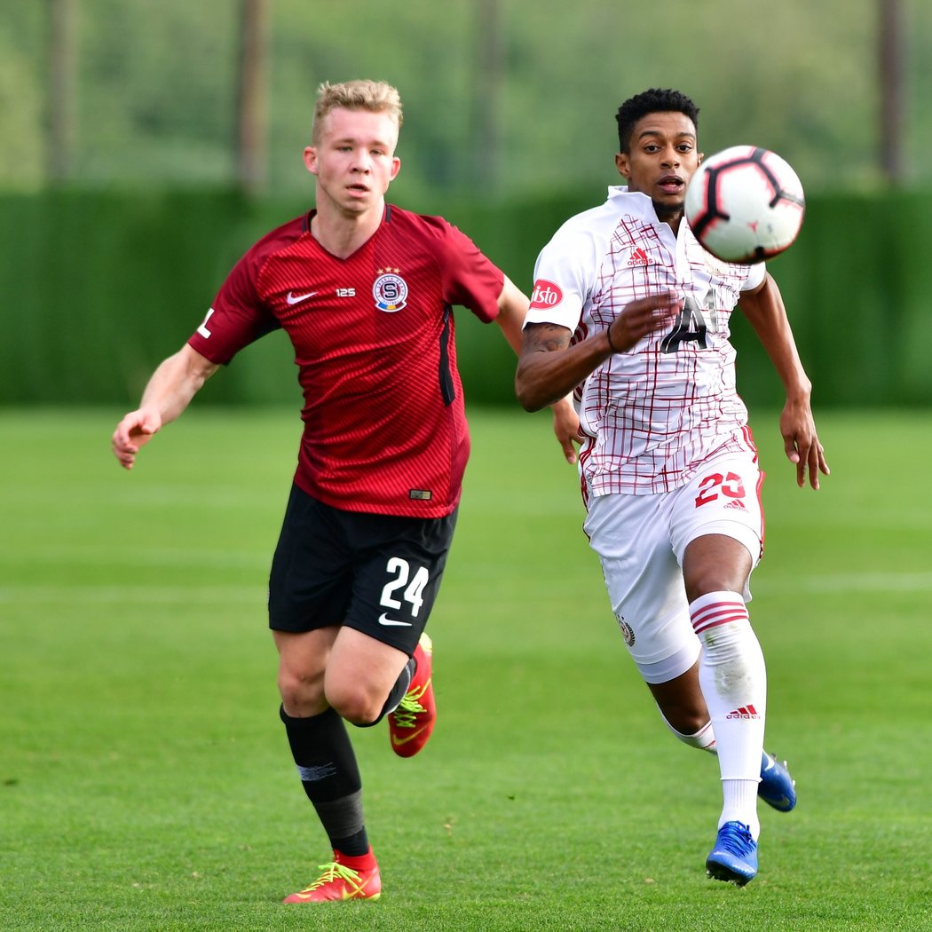 Václav Drchal (vlevo) otevřel skóre v generálce s CSKA Sofia