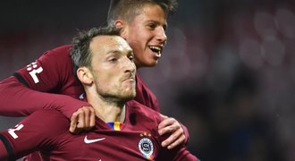 SESTŘIH: Sparta - Karviná 4:0. Kozák dal hattrick, exhibici završil Kanga