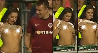 Fanoušci se baví striptýzem: Jak může být fotbal Sparty krásný! Bude z ní miss?