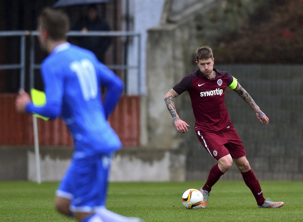 Pro Ondřeje Mazucha byl přípravný zápas s Ústím nad Labem prvním startem za Spartu