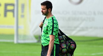 Sparta v akci: na tréninku torzo bez Rosického, Stramaccioni tahal balony