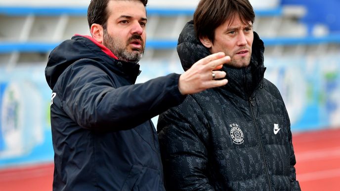 Andrea Stramaccioni a Tomáš Rosický Andrea Stramaccioni a Tomáš Rosický