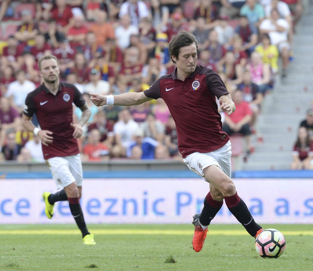 Tomáš Rosický dosud stihl za Spartu pouze 19 minut proti Mladé Boleslavi