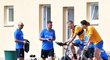 Sparťanští fotbalisté během soustředění v Rakousku