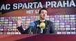 Trenér Sparty Andrea Stramaccioni vystoupil 15. února v Praze na tiskové konferenci před zahájením jarní části první fotbalové ligy