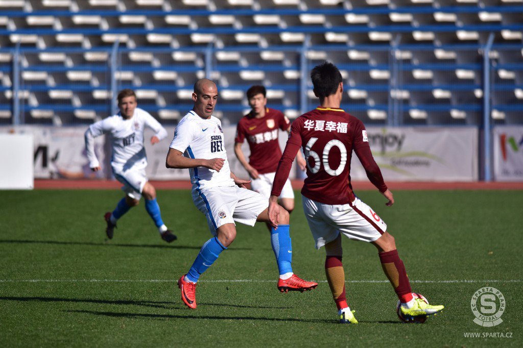 Tal Ben Chaim potvrdil střeleckou formu i proti Hebei China, když vstřelil druhý gól Sparty