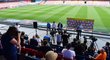 Tisková konference proběhla nezvykle na tribuně sparťanského stadionu