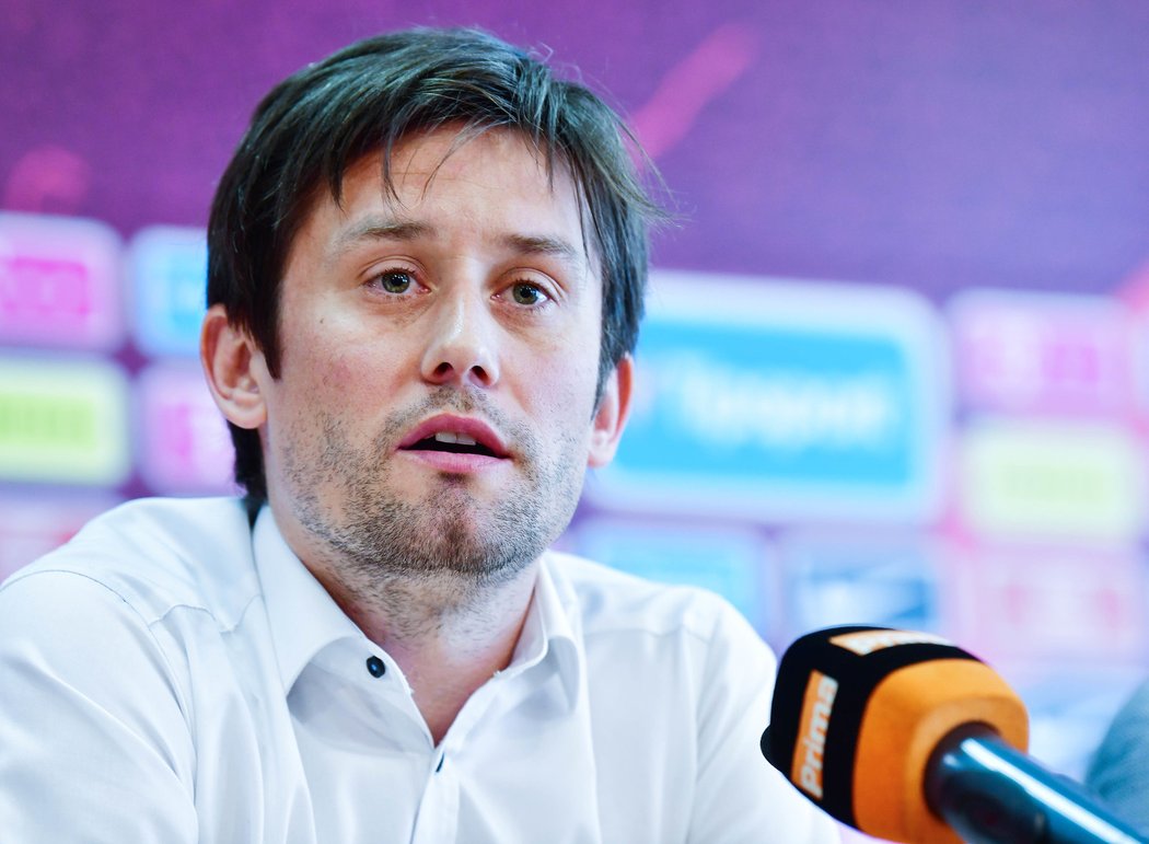 Tomáš Rosický na tiskové konferenci před ligovým jarem