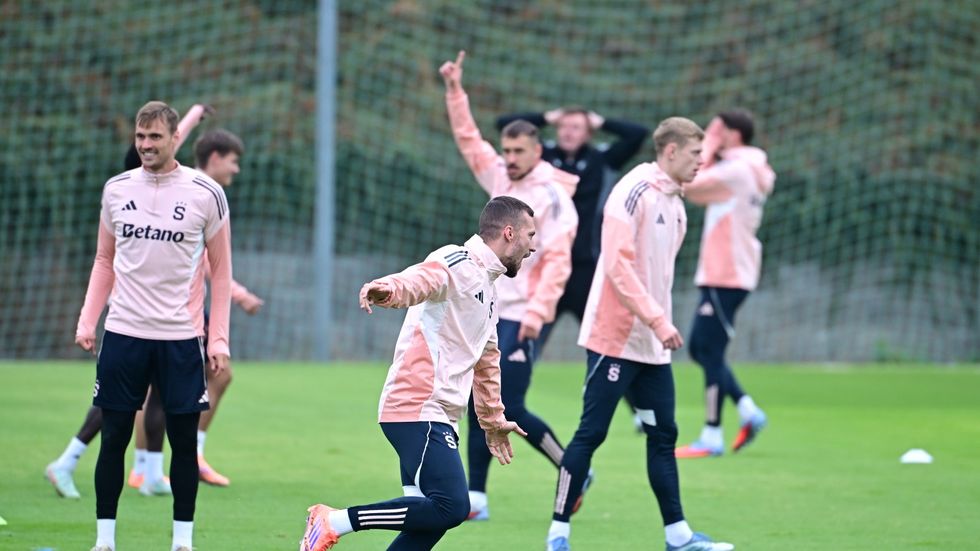 Sparťané během tréninku