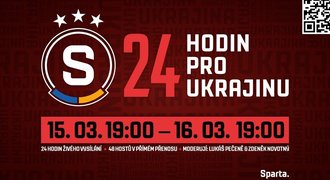 24 hodin Sparty pro Ukrajinu: vybralo se přes půl milionu