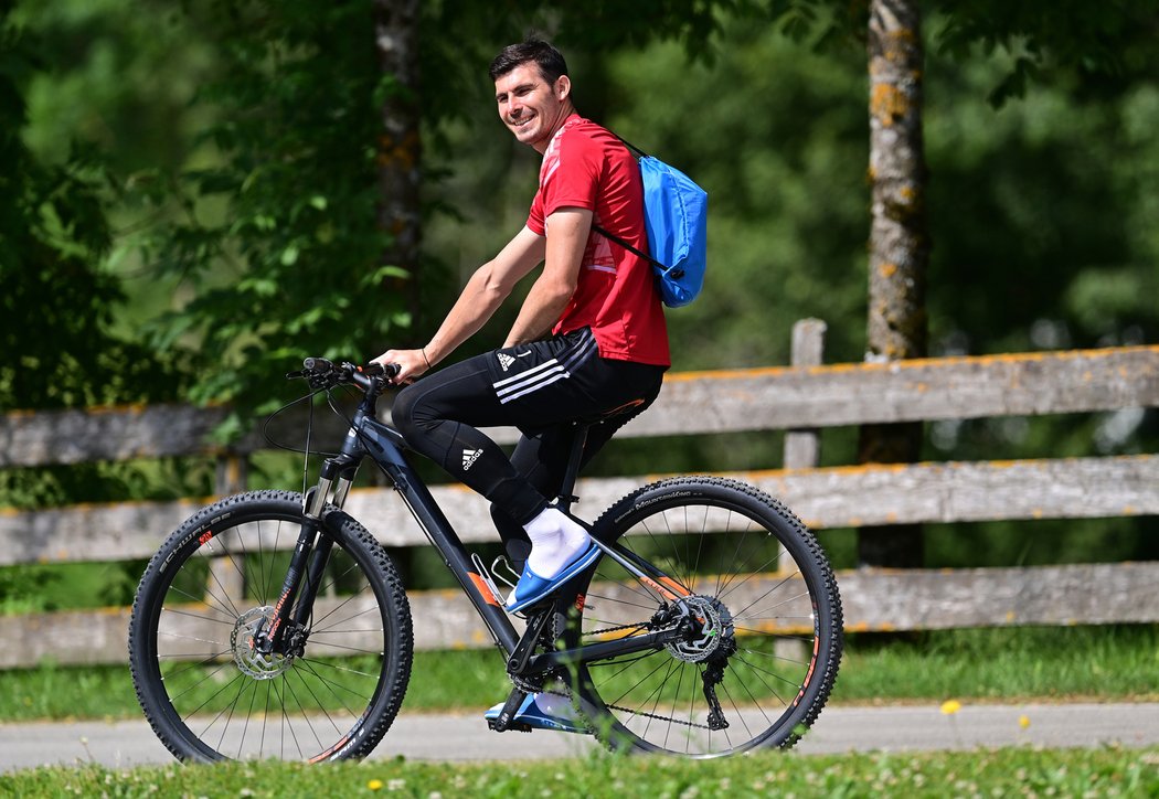 Sparťanský cyklovýjezd během rakouského soustředění