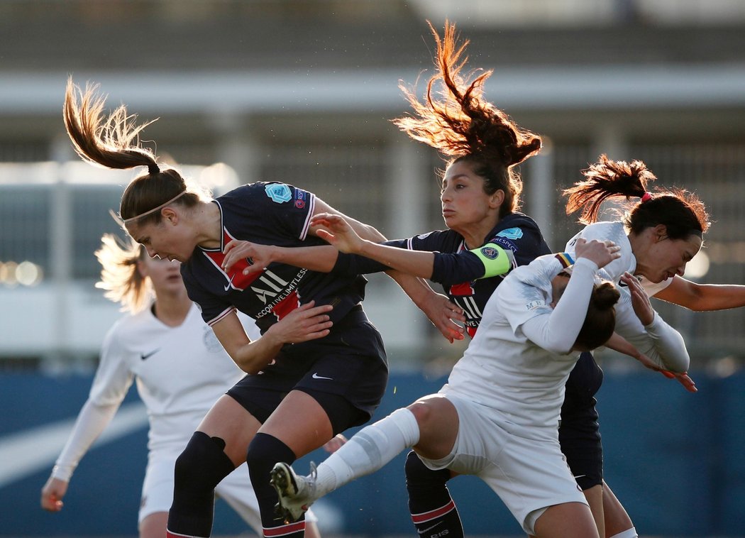 Fotbalistky Sparty v úvodním osmifinále Ligy mistryň padly na hřišti PSG 0:5