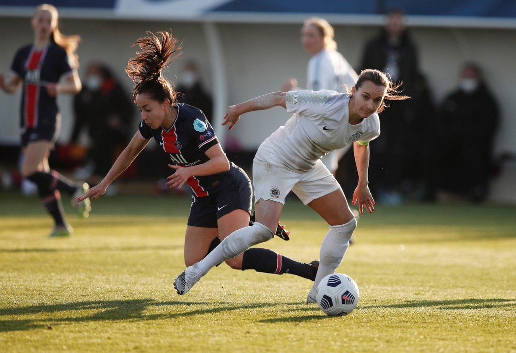 Fotbalistky Sparty v úvodním osmifinále Ligy mistryň padly na hřišti PSG 0:5