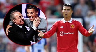 Ronaldo do Realu? Ve 38 letech? odmítl fanoušky Pérez. PSG zkouší Rashforda