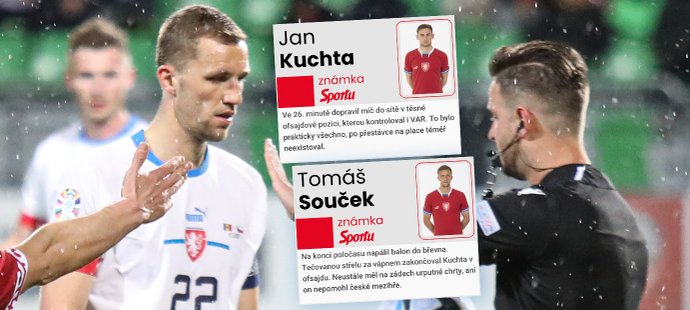 Jaké známky si vysloužili čeští reprezentanti v zápase proti Moldavsku (0:0)?