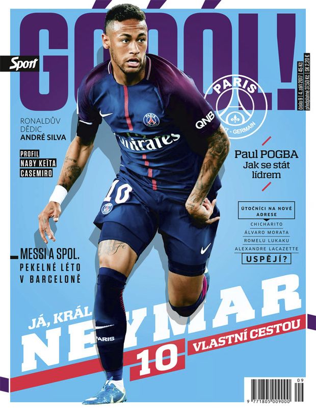 Titulní strana nového vydání magazínu Sport Góóól Titulní strana nového vydání magazínu Sport Góóól