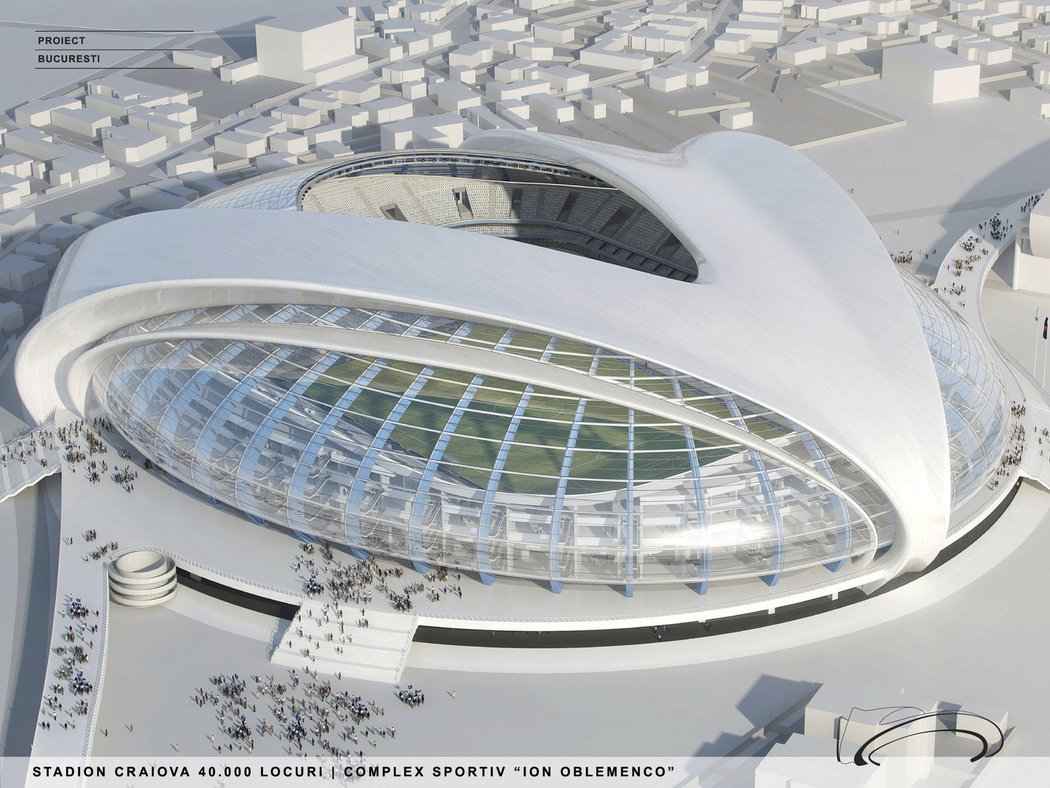 Zbrusu nový a moderní stadion rumunské Craiovy