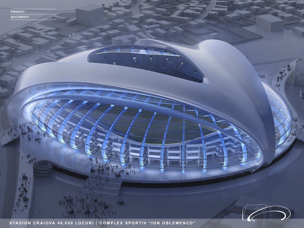 Zbrusu nový a moderní stadion rumunské Craiovy