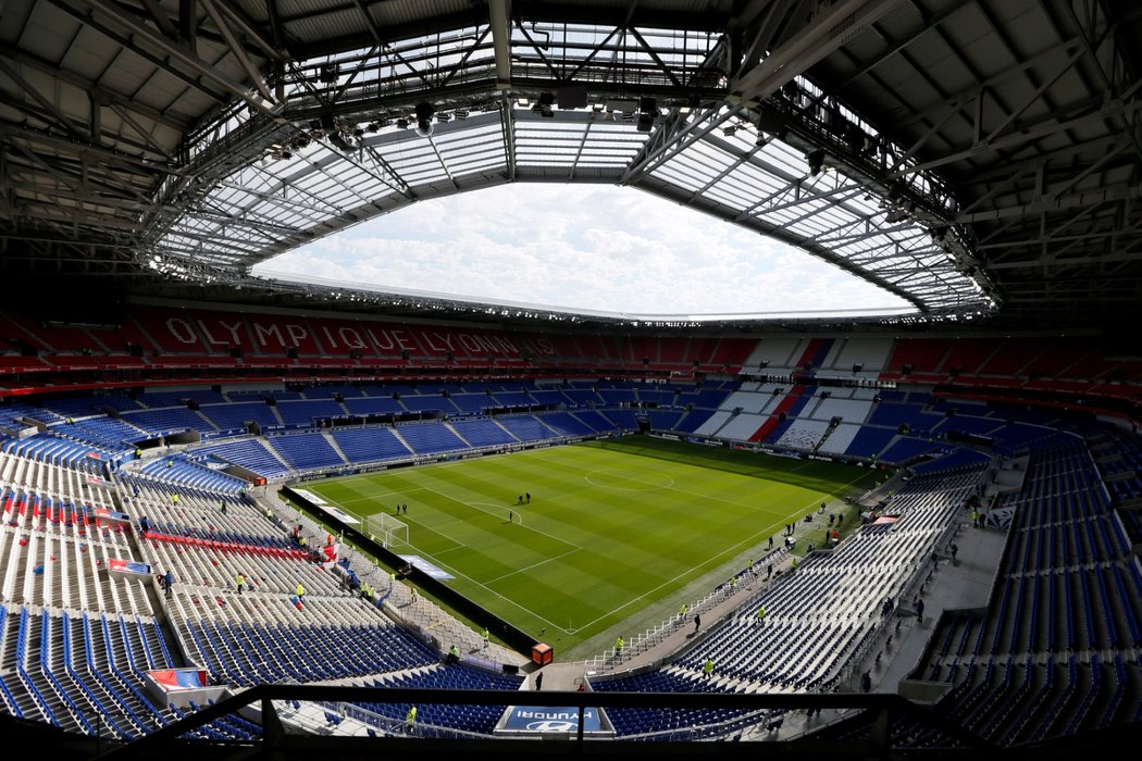 Groupama Stadium, kde hraje své zápasy Olympique Lyon