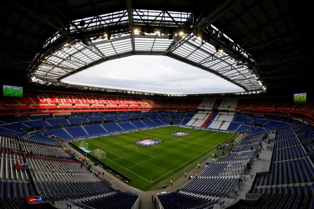 Groupama Stadium, kde hraje své zápasy Olympique Lyon