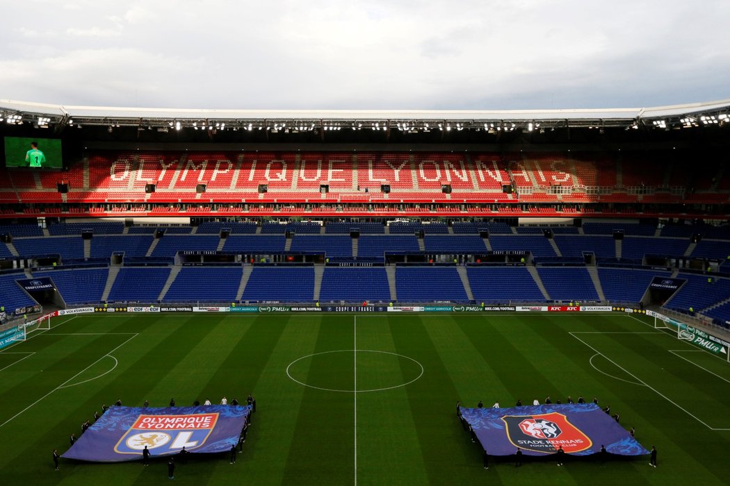 Groupama Stadium, kde hraje své zápasy Olympique Lyon