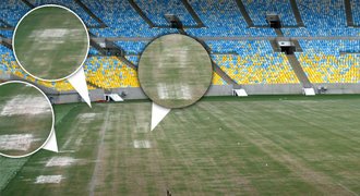 Je libo fotbal na písku? Maracaná děsí před MS nehratelným povrchem