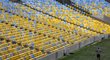 Tribuny slavného stadionu Maracaná před startem fotbalového mistrovství světa v Brazílii