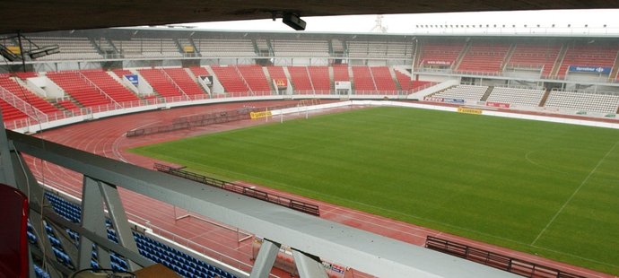 Strahovský stadion.