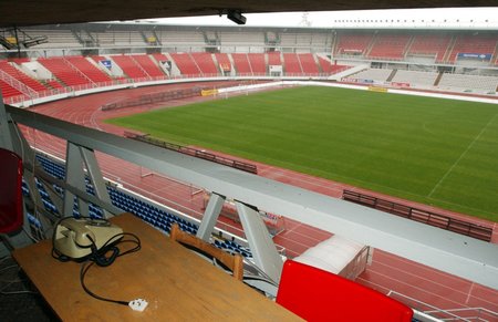 Strahovský stadion.