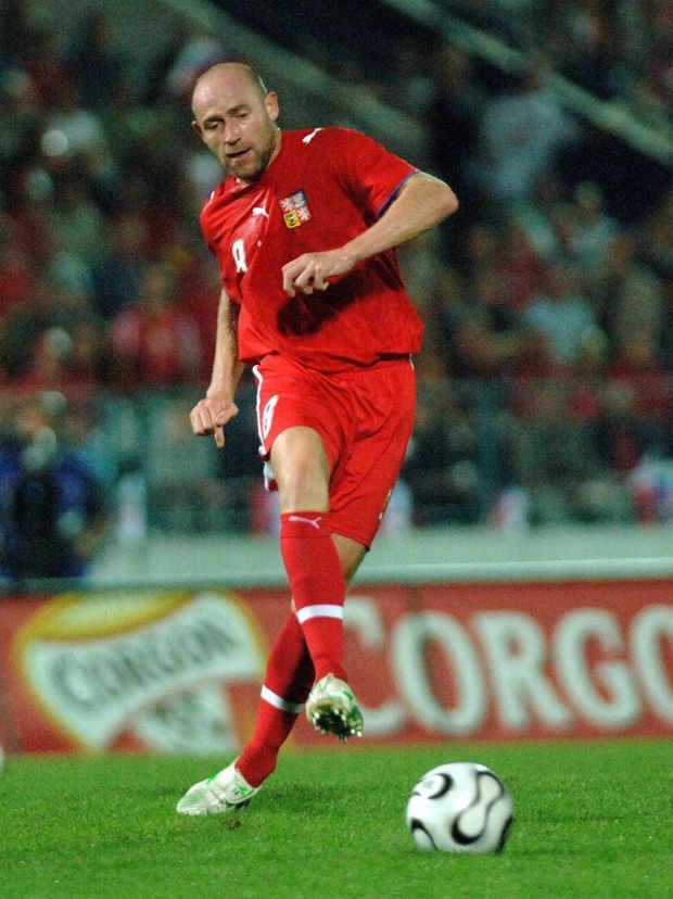 Jiří Štajner v národním dresu Jiří Štajner v národním dresu