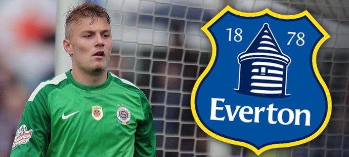 Sedmnáctiletý gólman Jindřich Staněk vymění pražskou Spartu za Everton v anglické lize