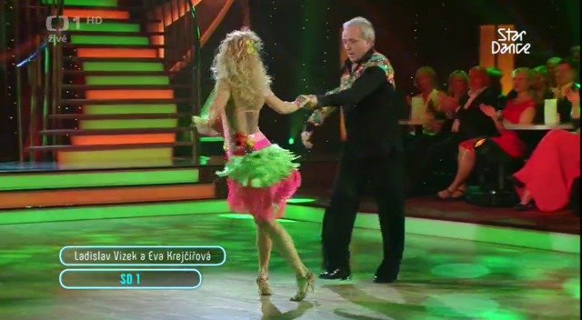 Ladislav Vízek s Evou Krejčířovou a jejich vystoupení ve StarDance