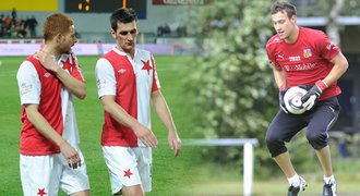 Bývalý brankář Sparty Štěch při derby: Hnusná špína na Slavii!