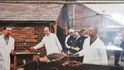 Barbecue během české výpravy na EURO 1996