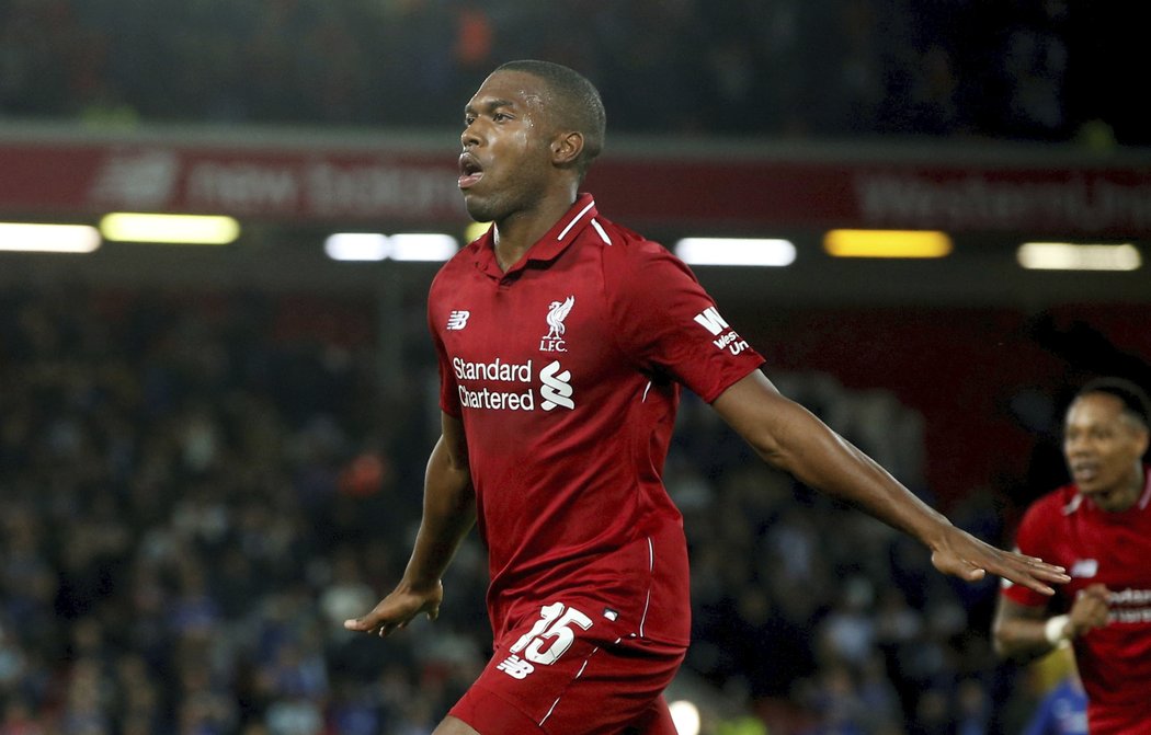 Útočník Liverpoolu Daniel Sturridge