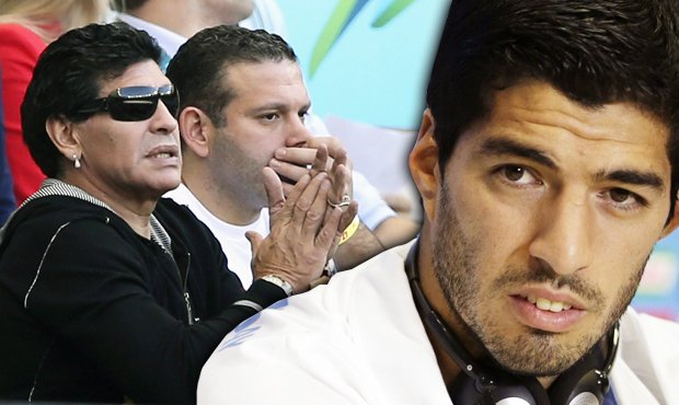 Diego Maradona se zastal Luise Suáreze. Délku trestu nechápe a označil FIFA za mafii