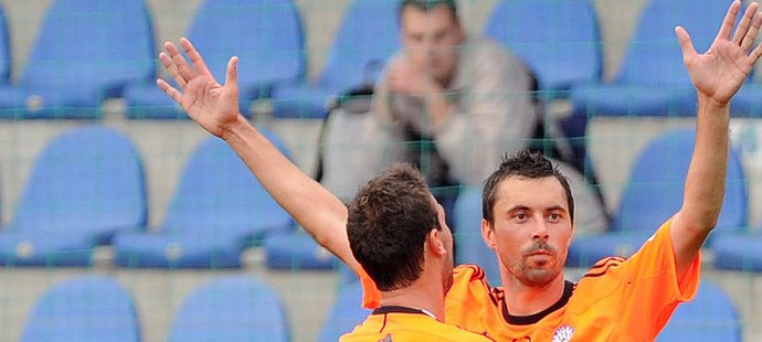 Olomoucký střelec Michal Ordoš dvěma góly rozhodl o výhře Sigmy na hřišti Baníku Ostrava