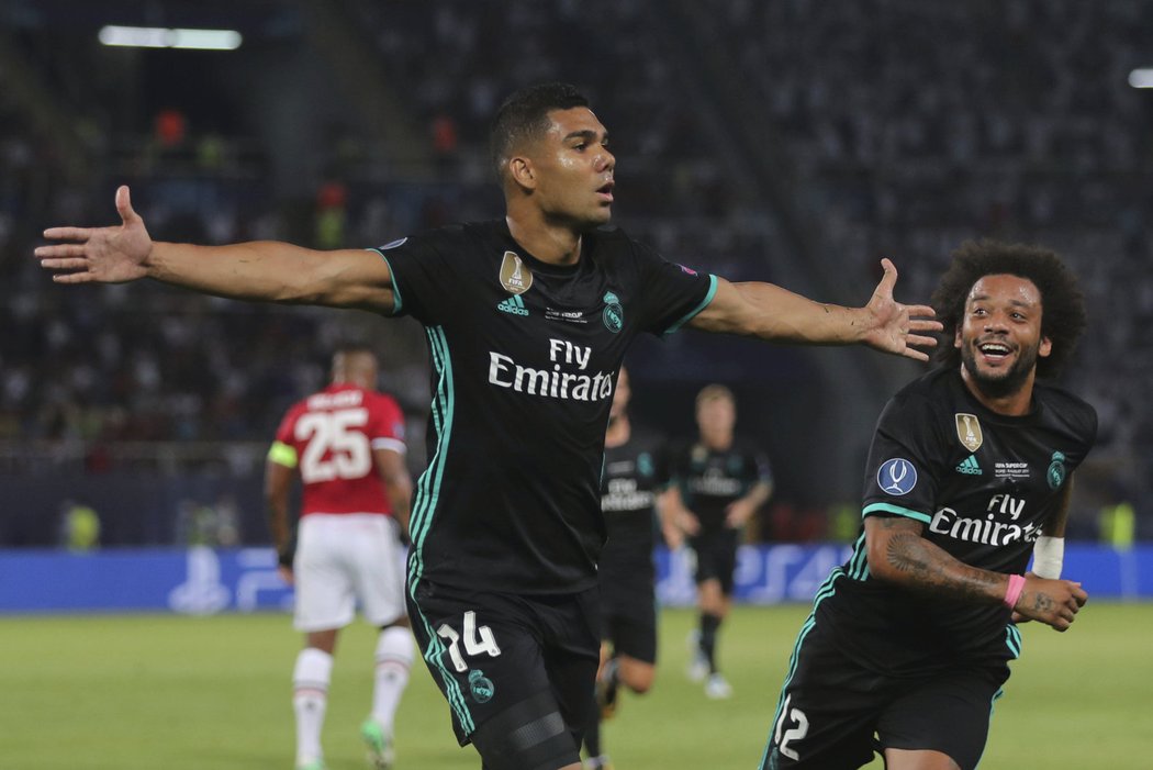 Casemiro byl v první půli Superpoháru hrdinou Realu