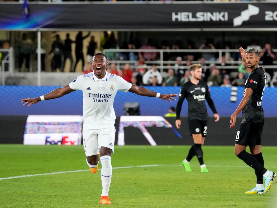David Alaba dal první gól zápasu o evropský Superpohár