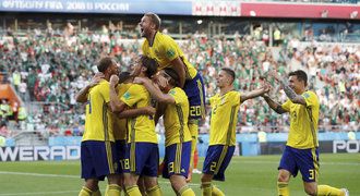Mexiko - Švédsko 0:3. Seveřané rozhodli po přestávce, postup slaví oba