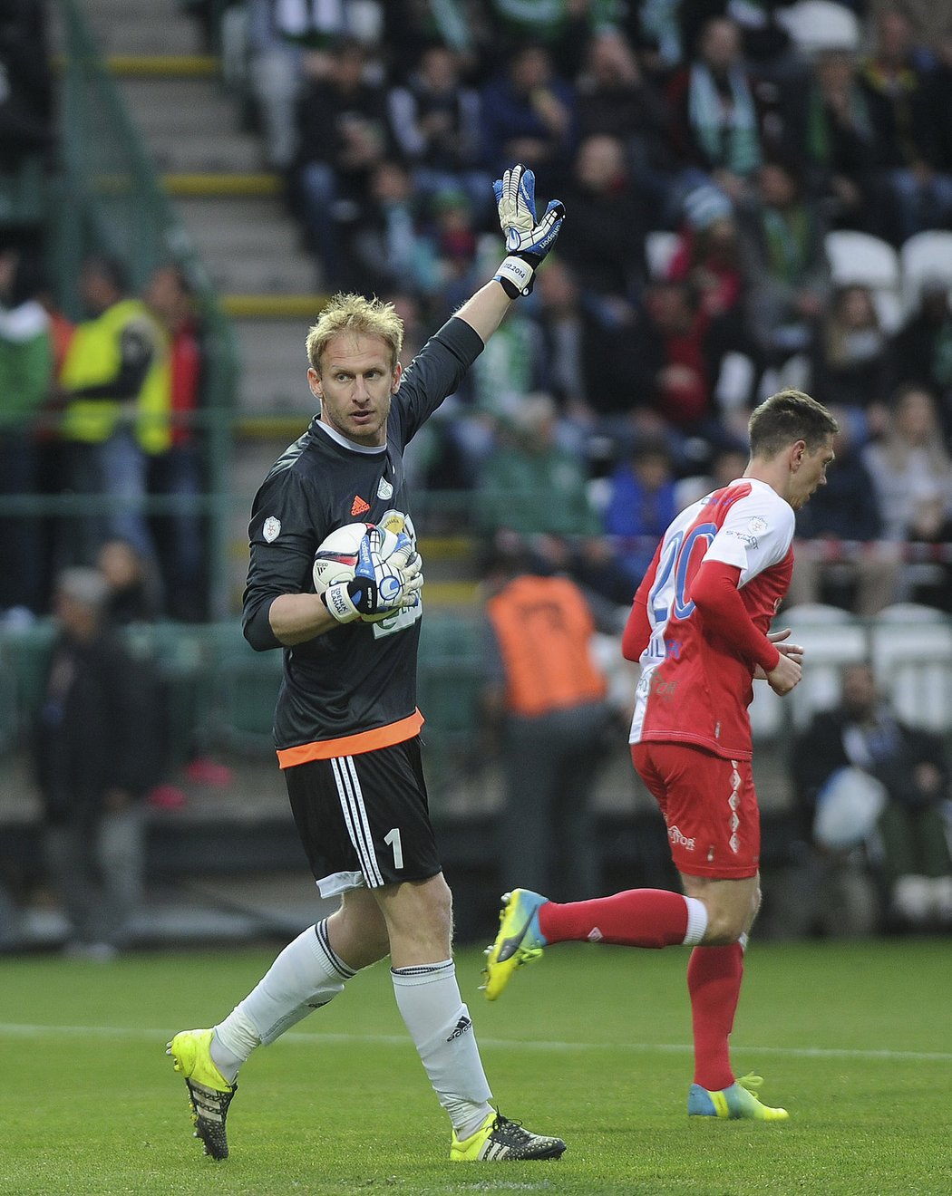 Brankář Bohemians Zdeněk Zlámal