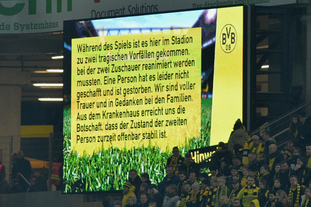 Smutné oznámení fanouškům Borussie Dortmund