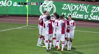 CELÝ SESTŘIH: Přestřelka v derby! Slavia remizovala s Duklou