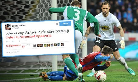 Sparťanský záložník Lukáš Vácha si rýpl do spoluhráče z reprezentace Václava Pilaře